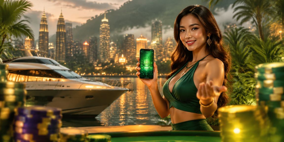 Pemain Kuala Lumpur menggunakan aplikasi kasino mudah alih untuk memilih permainan slot